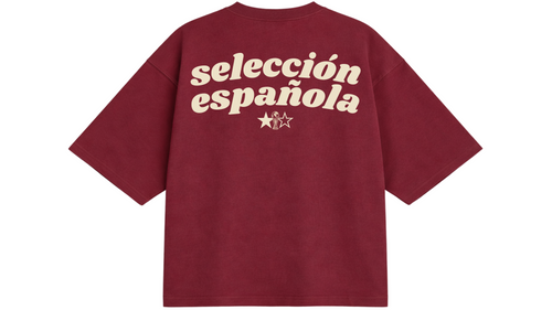 Camiseta "selección española"- Burdeos