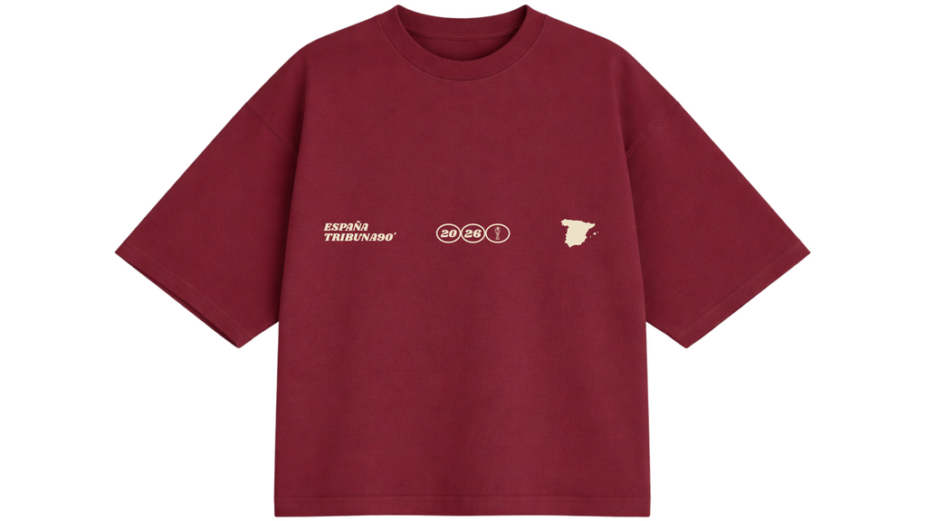 Camiseta "selección española"- Burdeos