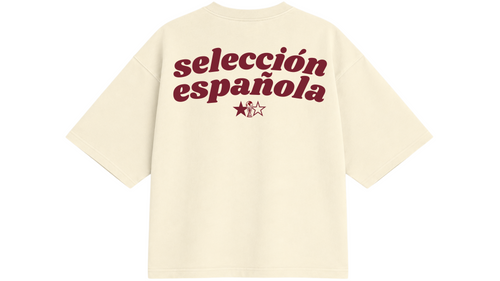 Camiseta "selección española"- Beige