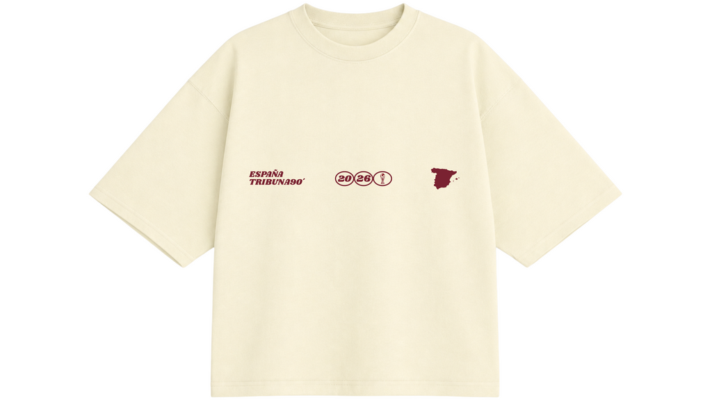 Camiseta "selección española"- Beige