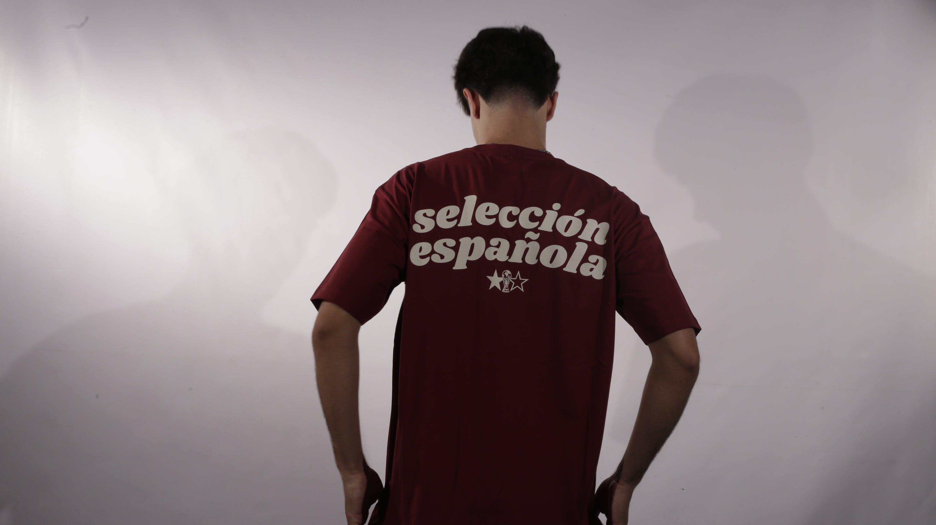 Camiseta "selección española"- Burdeos